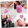 SAFIGLE 100pcs Nail File Tool Compact Block Nail Files Pink Buffers for Manicure view 4