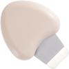 Hzopcw Manual Face Spatula, Metal Facial Scraper with Silicone Lid for Men & Women, Reusable Face Scrubber for Dry Oily Skin- Beige view 1