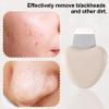Hzopcw Manual Face Spatula, Metal Facial Scraper with Silicone Lid for Men & Women, Reusable Face Scrubber for Dry Oily Skin- Beige view 4
