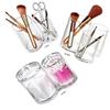 BESPORTBLE Acrylic Cosmetic Organizer with Three Components and Lid view 1