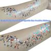 Go Ho 4th of July Outfits for Women&Kids Glitters Makeup,Red White and Blue Face Body Glitter,Fourth of July Accessories,Holographic Patriotic Chunky Glitter Freckles Star for Independence Day view 4