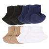 LIFKOME 4pairs Men Heel Pads Toeless Socks Plantar Fasciitis Gel Socks Moisturizing Foot Care view 1