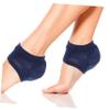 LIFKOME 4pairs Men Heel Pads Toeless Socks Plantar Fasciitis Gel Socks Moisturizing Foot Care view 4
