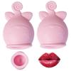 Fish Lip Plumper 2PCS Fish Lip Plumper for Sexy Beauty Mouth Pout Enhancer Soft Silicone Tool Funny Device for Women Natural view 1