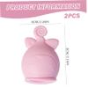 Fish Lip Plumper 2PCS Fish Lip Plumper for Sexy Beauty Mouth Pout Enhancer Soft Silicone Tool Funny Device for Women Natural view 2