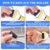5 Pcs Extra Coarse Replacement Refill Heads, Foot Scraper Rollers for Calluses and Heels for Amope Pedi Refills Electronic Foot File, Leaving Feet Soft and Smooth view 4