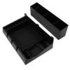 LOORGVEL Barber Clipper Organizer Tray Multi-compartment Storage Case for Hair Clippers Guards and Tools Durable Material for Salon Use Portable Haircut Tool Holder view 1