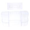 PartyKindom 1set Wall-mounted Toiletry Organizer for Bathroom Multi-grid Makeup Case Cosmetic Storage for Spaces Easy Installation for Vanity and Shower Essentials view 1