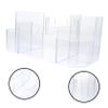 PartyKindom 1set Wall-mounted Toiletry Organizer for Bathroom Multi-grid Makeup Case Cosmetic Storage for Spaces Easy Installation for Vanity and Shower Essentials view 3