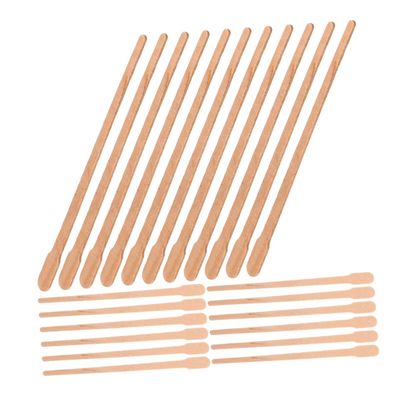 LIFKOME 300pcs Eyebrow Wax Sticks Nose Wax Applicator Sticks Eyebrow Lip Nose Waxing Waxing Accessories Kit