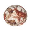 Animal Wilderness Bear Deer Shower Cap Reusable Waterproof Shower Bonnet for Women Men Elastic Band Bath Hair Hat Double Layered Washable Bath Cap for All Hairstyles, Travel-Friendly view 1