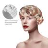 Animal Wilderness Bear Deer Shower Cap Reusable Waterproof Shower Bonnet for Women Men Elastic Band Bath Hair Hat Double Layered Washable Bath Cap for All Hairstyles, Travel-Friendly view 3