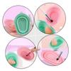 HONMEET Silicone Makeup Brush Cleaning Pads 3-Pack Soft Cleansing Mats for Makeup Tools Brush Scrubber for Beauty Enthusiasts view 3