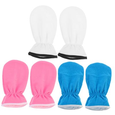 minkissy 3pairs Moisture Gloves Overnight Hand Masks Skincare Paraffin Wax Gloves
