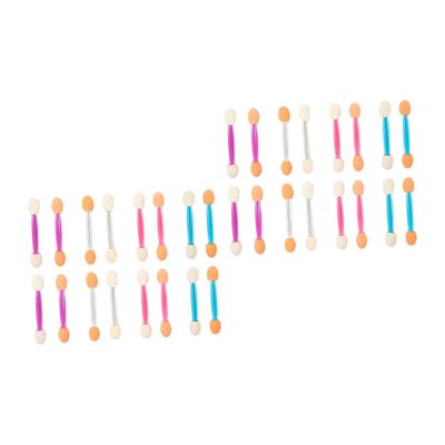 CALLARON 120pcs Fluffy Double-ended Eye Shadow Brush Makeup Brushes Eyeshadow Makeup Accessories Cosmetics