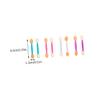 CALLARON 120pcs Fluffy Double-ended Eye Shadow Brush Makeup Brushes Eyeshadow Makeup Accessories Cosmetics view 2