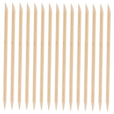 Beatifufu 200pcs Manicure Sticks Multi-purpose Nail Cleaner Tool for Cuticle Care and Pedicure Double-sided Design Lightweight and Portable for Home Travel Use