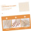 Beatifufu 200pcs Manicure Sticks Multi-purpose Nail Cleaner Tool for Cuticle Care and Pedicure Double-sided Design Lightweight and Portable for Home Travel Use view 2