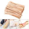 Happyyami 300pcs Nose Hair Sticks Wooden Spatula for Eyebrow and Lip Hair Removal Gentle Shaped Applicators for Smooth Waxing view 3