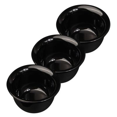 BIUDECO 3pcs Men's Shaving Bowl Shaving Dish Shave Soap Bowl Reusable for Household