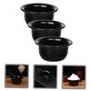 BIUDECO 3pcs Men's Shaving Bowl Shaving Dish Shave Soap Bowl Reusable for Household view 3