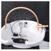 PQGKOBR Head Spa Water Circulation Frame,180Adjustable Head Spa Equipment,Head Spa Shampoo Bowl Waterfall Frame,Shampoo Bed Accessories for Massage Salon Equipment view 1