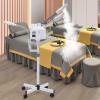 750W White Facial Steamer, Beauty Salon Spa Skin Care Instrument Ozone Facial Steamer Sprayer, Face Humidifier, for Home, Beauty Salons and Spas, Adjustable Height Angle, with Universal Wheels view 3