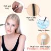 10Pcs Mushroom Makeup Puff Sponge Brush with Handle Foundation Sponge Powder Brush Concealer Sponge Eye Makeup Applicator for Women Girls (Black) view 3