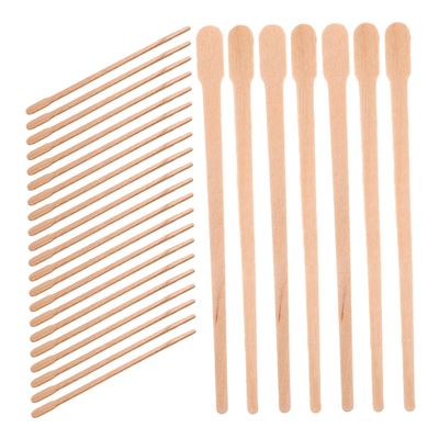 PACKOVE 300 Pcs Wooden Waxing Sticks for Eyebrow Lip and Nose Hair Removal Disposable Applicator Sticks for Boys and Girls and Adults Versatile Waxing Supplies