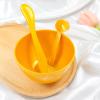2 Sets Facial Mask Mixing Bowl with Spatula & Measuring Spoon Facemask Bowl Mud Mask Mixing Bowl Diy Skin Care Mixing Tool Kit for Lady Women Home Beauty Salon Use, Clear Bag Packaging, Gold view 4