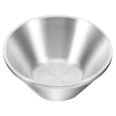 SKISUNO Portable Stainless Steel Shaving Bowl for Men Durable Lathering Cup for Shaving Soap for Home and Travel Capacity