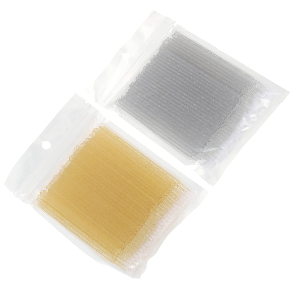 Healeved 200pcs Eyelash Grafting Clean Rods Disposable Non-linting Cotton Swabs for Makeup Application and Skin Care for Tattooing and Eyelash Extensions