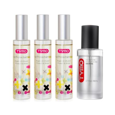 TYMO Heat Protectant (pack of 3) Weightless Hair Oil