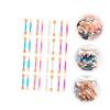 PartyKindom 120pcs Professional Makeup Tool Kit Eyeshadow Applicator Sticks Dual-sided Eyeshadow Brush for Women view 4