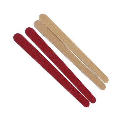 100pcs Straight Wooden Nail Files for Gel Polish Surface