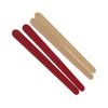100pcs Straight Wooden Nail Files for Gel Polish Surface view 1