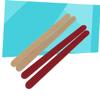 100pcs Straight Wooden Nail Files for Gel Polish Surface view 2