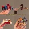 Cute Plastic Hair Clips: Puppy Buttons Fluttering S-Shaped Four Shapes. The Perfect Combination Of Fashion And Quality view 4
