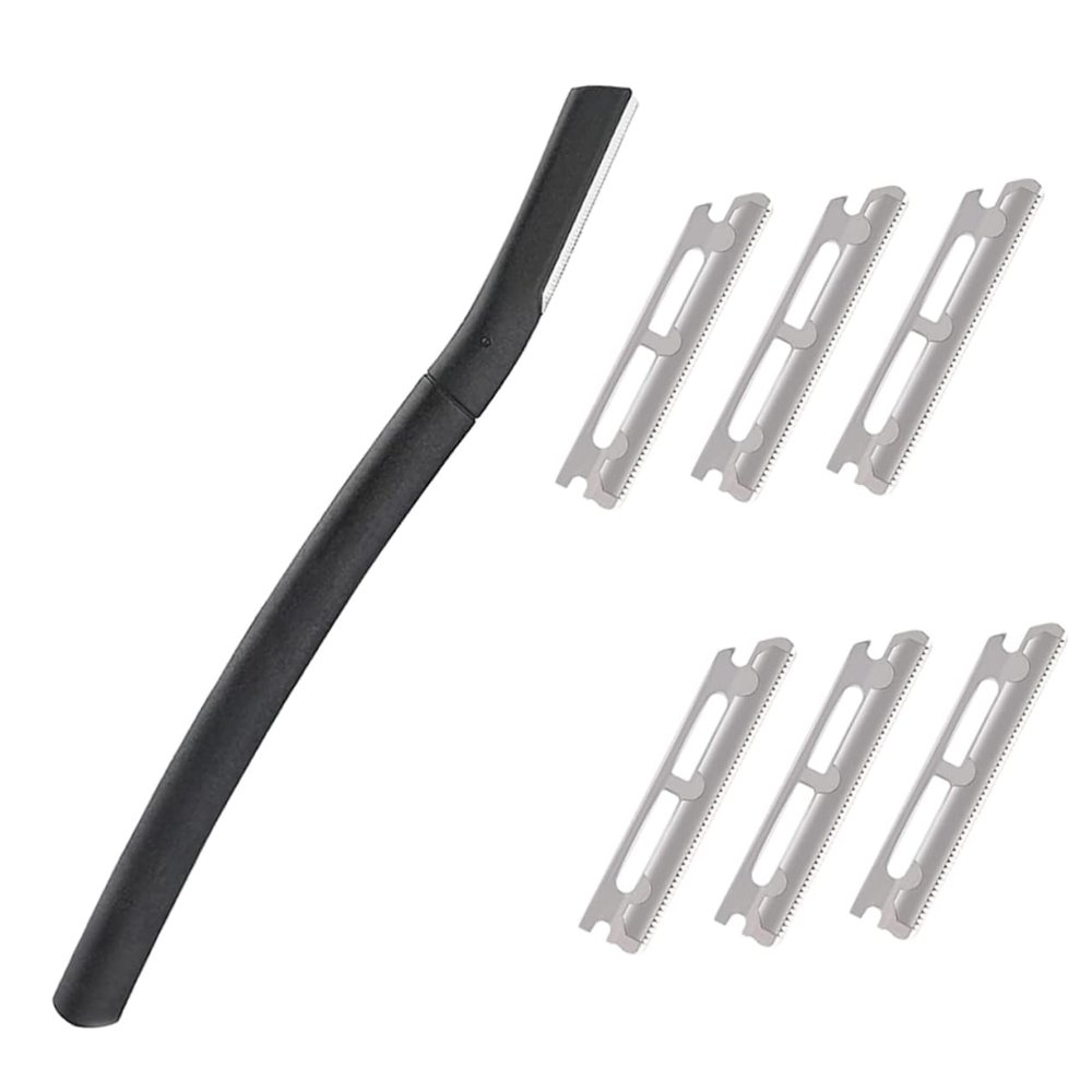 FOYTOKI 1set Eyebrow Trimmer Replacement Blades Compact for Women Facial Hair Shaver for Eyebrows Neck and Face Convenient and Practical Grooming Tool