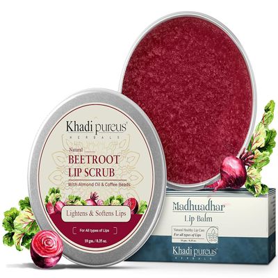 MAHANT Madhuadhar Lip Balm Scrub  Gentle Lip Exfoliation for Smooth, Soft Lips | Suitable for All Skin Types | 10g