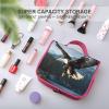 SLKFJEWT Eagle at Hunting Travel Toiletry Bag for Women,Hanging Toiletry Organizer with Hook, Makeup Bag Travel Organizer for Shampoo,Toiletriesl view 4