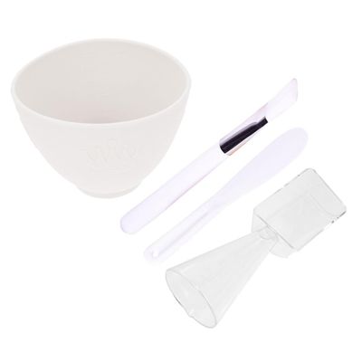 PartyKindom 1set Silicone Mask Making Set Bowl Brush Rod Spoon for Face Masks Professional Mixing Tools for Enthusiasts