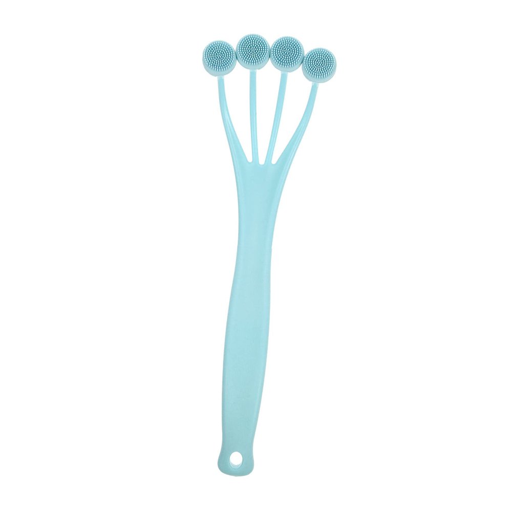 PartyKindom Long Handle Back Scrubber Body Brush for Shower Bath Exfoliating Bath Brush Massage Heads