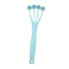 PartyKindom Long Handle Back Scrubber Body Brush for Shower Bath Exfoliating Bath Brush Massage Heads view 1