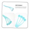 PartyKindom Long Handle Back Scrubber Body Brush for Shower Bath Exfoliating Bath Brush Massage Heads view 4