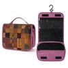 SLKFJEWT African Style Patchwork Travel Toiletry Bag for Women,Hanging Toiletry Organizer with Hook, Makeup Bag Travel Organizer for Shampoo,Toiletriesl view 1