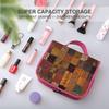 SLKFJEWT African Style Patchwork Travel Toiletry Bag for Women,Hanging Toiletry Organizer with Hook, Makeup Bag Travel Organizer for Shampoo,Toiletriesl view 4