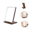 Unomor Indoor Folding Makeup Mirror Wooden Desktop Cosmetic Mirror Smooth Rotation for Daily Use and Giving Stable Design for Confidence and Easy Maintenance view 4