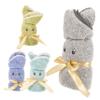 BUGUUYO 4pcs Boy Girl Boy Girl Hooded Bath Towel Soft Makeup Remover Cloth Face Washing Towel view 1