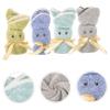 BUGUUYO 4pcs Boy Girl Boy Girl Hooded Bath Towel Soft Makeup Remover Cloth Face Washing Towel view 3